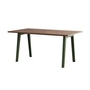 TipToe NEW MODERN - Eettafel 95 x 160 cm, walnoot / rozemarijngroen