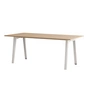 TipToe NEW MODERN - Eettafel 95 x 190 cm, eiken / troebel wit