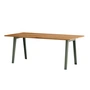TipToe NEW MODERN - Eettafel 95 x 190 cm, gerecycled teruggewonnen hout / eucalyptus grijs