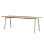 TipToe NEW MODERN - Eettafel 95 x 220 cm, eiken / wolkenwit