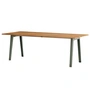 TipToe NEW MODERN - Eettafel 95 x 220 cm, gerecycled teruggewonnen hout / eucalyptus grijs