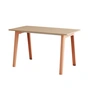 TipToe NEW MODERN - Bureau, 75 x 130 cm, berkenhout / essenroze