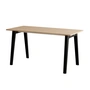 TipToe NEW MODERN - Bureau, 75 x 150 cm, berken / grafiet zwart