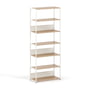 TipToe Unit - Reksysteem, H 215 x 84 cm, eiken / roomwit