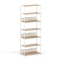 TipToe Unit - Reksysteem, H 215 x 84 cm, eiken / roomwit