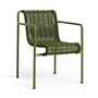 HAY Palissade Cord Dining Armchair - Olijf