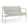 HAY Palissade Cord Dining Bench - Hemelgrijs