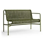 HAY Palissade Cord Dining Bench - Olijf