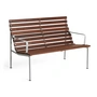 Traverse HAY - Outdoor loungebank, met armleuningen, aluminium / geolied essen