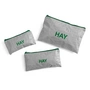 HAY - Candy Mono Toilettas, plat, grijs (3 stuks)