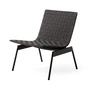 & Tradition Ville AV44 Outdoor Lounge Chair -, warm black