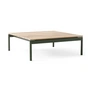 & Tradition Ville AV50 Outdoor - Salontafel, 90 x 90 cm, teak/ bronze green