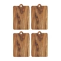 Nicolas Vahé Butter - Snijplank, 13 x 20 cm, naturel acacia (set van 4)