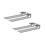 Hanger Rack String - Module voor wijnglazen, 16 x 20 cm, donkergrijs (set van 2)