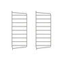 String - Muurladder voor String Plank 50 x 20 cm (set van 2), donkergrijs