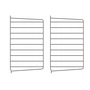 String - Muurladder voor String Plank 50 x 30 cm (set van 2), donkergrijs