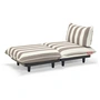 Fatboy Paletti Outdoor Daybed -, wit / cacao gestreept