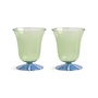 & klevering - Eve drinkglas 200 ml, groen (set van 2)
