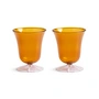 & klevering - Eve drinkglas 200 ml, amber (set van 2)
