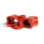 &klevering - Ribbon kaarsenstandaard rood