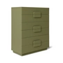 HKliving Spacious - Ladekast, B 80 x H 98 cm, legergroen