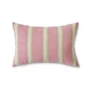 Hkliving - Geweven gestreept linnen kussen, 60 x 40 cm, blush