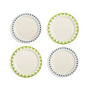 &klevering - Folk dinerbord Ø22,5 set van 4