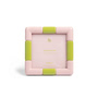 & klevering Rift - Fotolijst, 13 x 13 cm, roze / groen