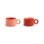 & klevering Chiquito - Mok, 0,2 l, rood (set van 2)