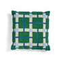 & klevering - Plano kussen 40 x 40 cm, blauw / groen