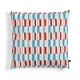 & klevering - Clash kussen 50 x 50 cm, blauw/rood