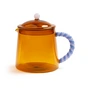 &klevering - Duet theepot 1L amber