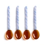 & klevering - Duet lepel, barnsteen (set van 4)
