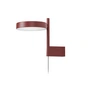 Wästberg - W242 Pastille aluminium LED wandlamp br1, oxide rood RAL 3009
