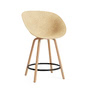 Normann Copenhagen - Mat barkruk 65 cm, hennep / zwart