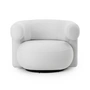 Normann Copenhagen - Burra buiten lounge stoel met draaifunctie, fluister (Savane J349)