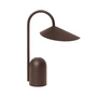Ferm Living - Arum Oplaadbare LED tafellamp, dark chocolate