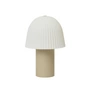 Ferm Living - Frill LED oplaadbare lamp, wit / kasjmier