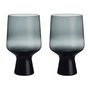 Iittala - Solare beker glas, 0.40 l, staal grijs (set van 2)