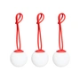Fatboy - Bolleke Mini Hanglamp, rood (set van 3)