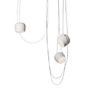 Flos - AIM Small LED - Hanglamp met baldakijn, wit (3-lichts)