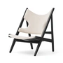 Audo - Knitting Chair, donker gebeitst eiken / gebroken wit ( Audo Barnum Bouclé 24) (Limited Edition)