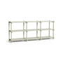 HAY - Woody Laag dressoir, beuken smokey grey / smokey grey
