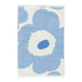 Marimekko - Unikko Gastendoek, 30 x 50 cm, crème / hemelsblauw