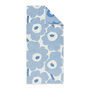 Marimekko - Unikko Badhanddoek 70 x 150 cm, crème / hemelsblauw