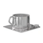 Nichba Design - Koffieset, roestvrij staal (3 stuks)