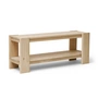 Form & Refine - Balkenbank, 112 cm, mat gelakt grenen