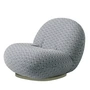 Gubi - Pacha Outdoor Lounge Chair, Draaibaar, Chevron Dedar (035, Standaard)