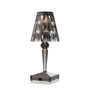 Kartell - Battery Oplaadbare tafellamp H 30 cm, smoke