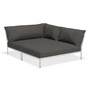 HOUE - Level 2 Cozy Sofa, links, muted white / donkergrijs basic